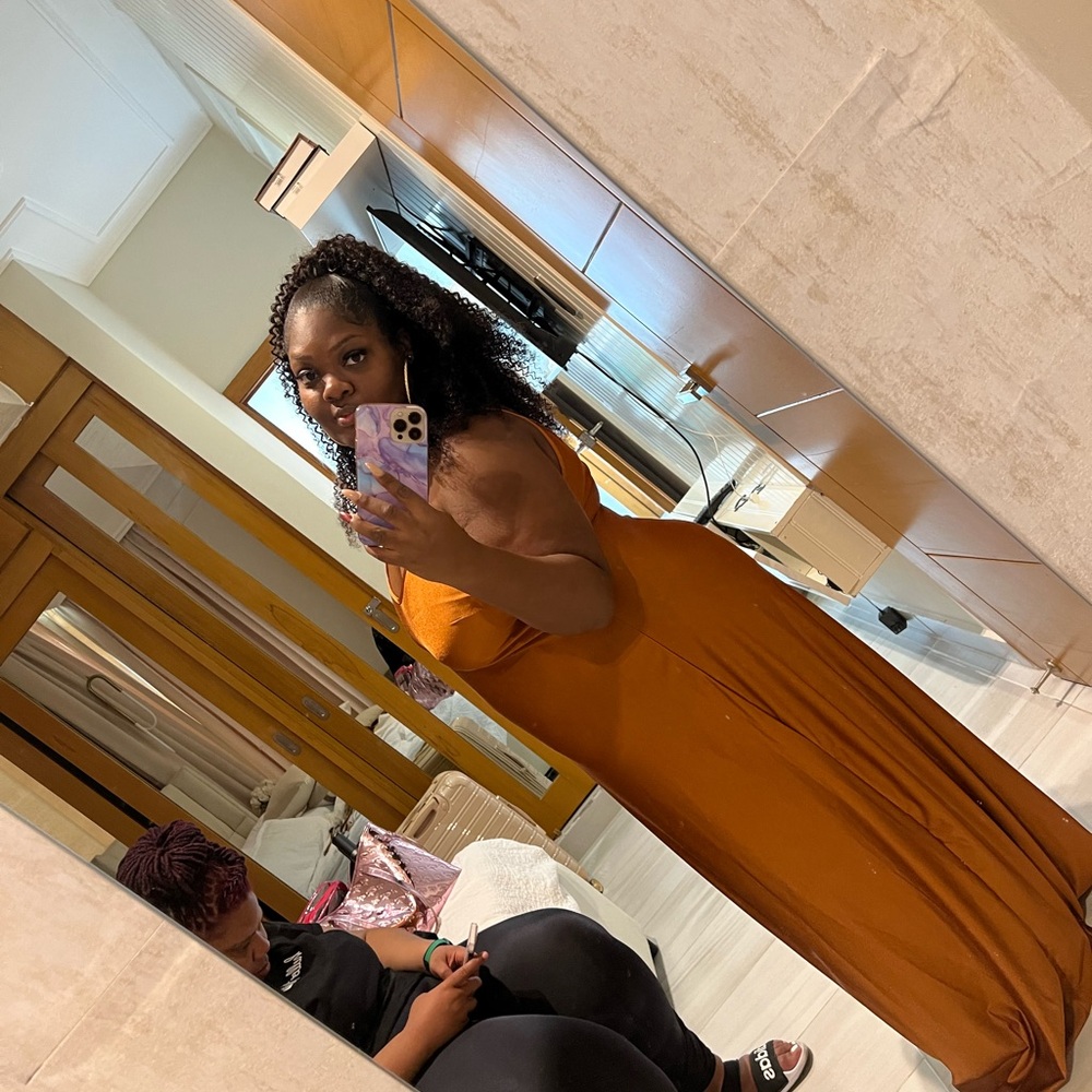 Orange Maxi Dress